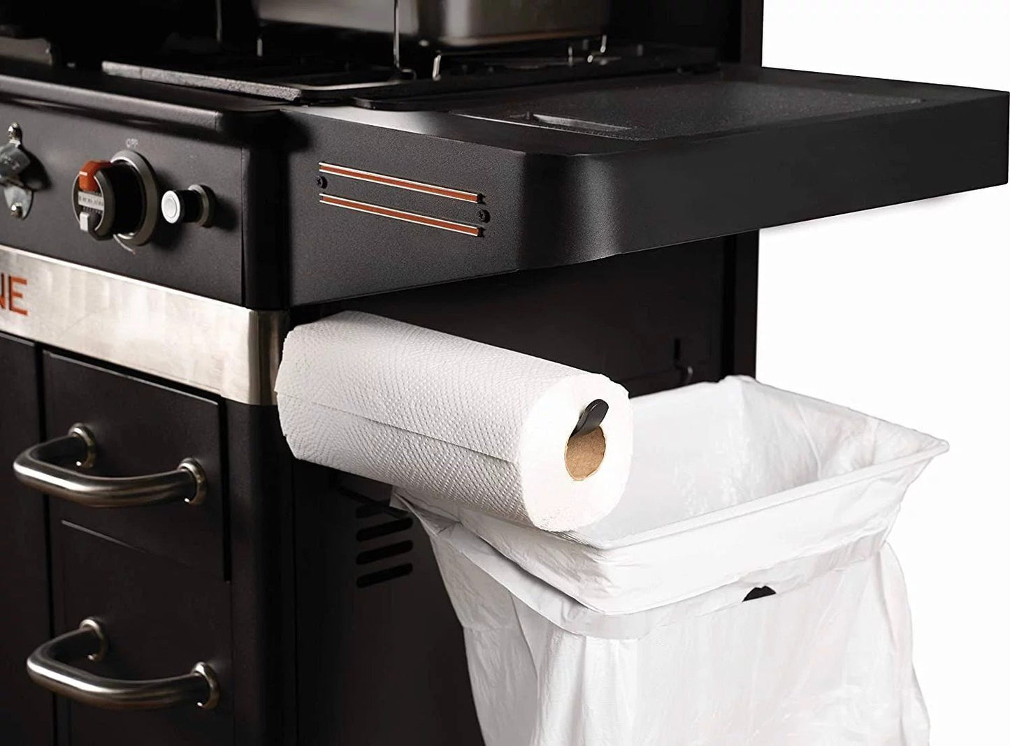 BLACKSTONE 36-Inch 4 Burner Gas Griddle with Dual Air Fryer Drawers – Model 1923 Black image 4