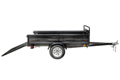 DK2 5-ft x 7-ft Steel Utility Trailer with Ramp Gate ( 1639-lb Capacity ) 2491711 image 1