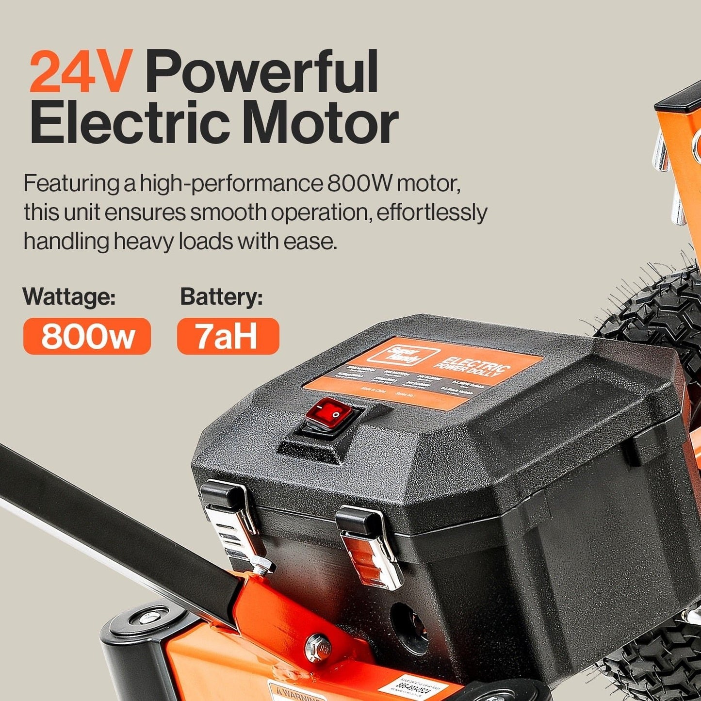 SuperHandy Orange Steel Dolly 5396040 image 4