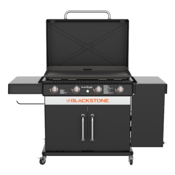 Blackstone 36-in Culinary Cabinet Griddle with Side Table: Versatile Outdoor Cooking in Stainless Steel image 0