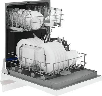 Frigidaire FDPC4221AW 24″ Built-In Dishwasher, Front Control, White image 2