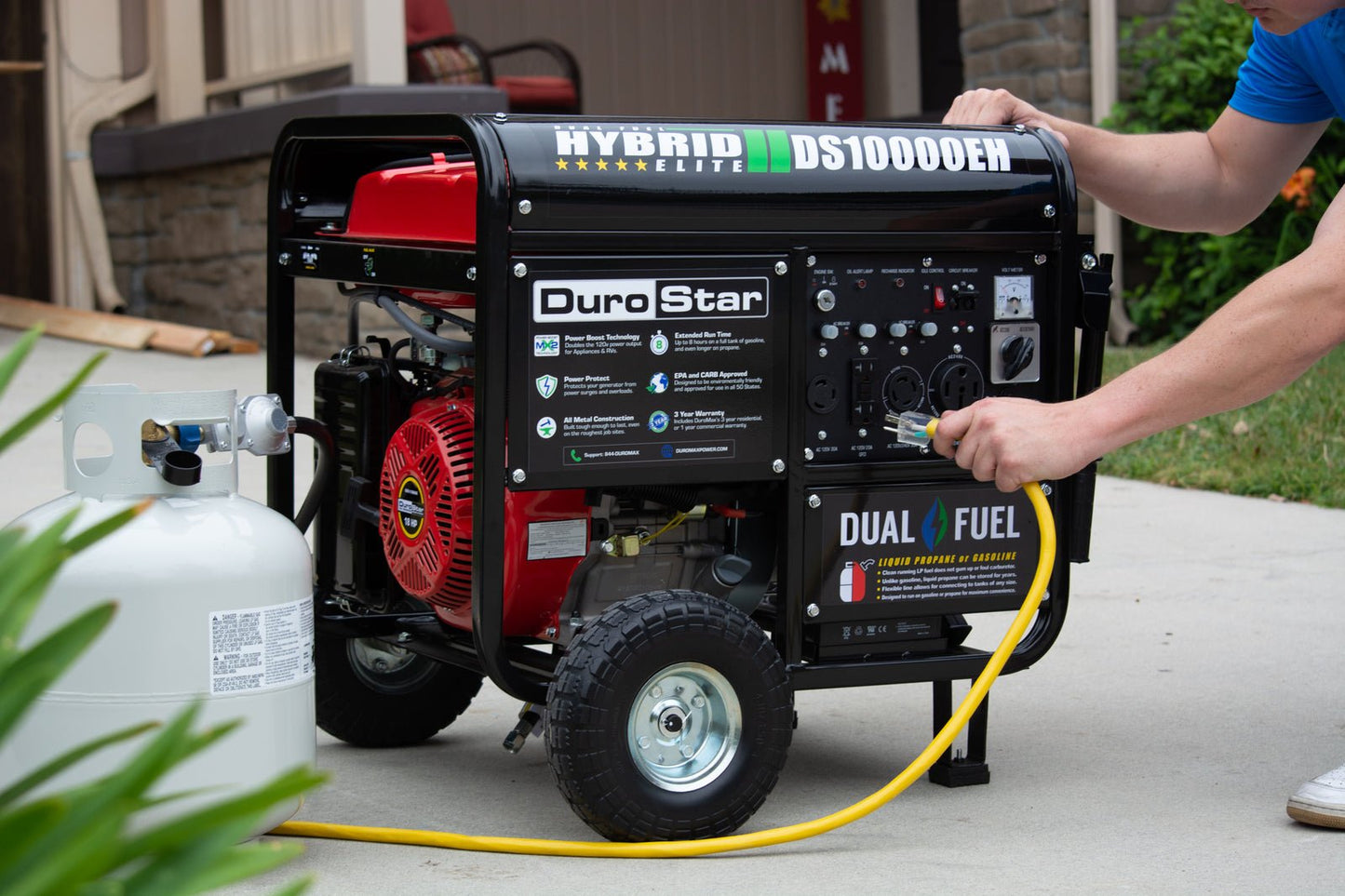 10,000 Watt Dual Fuel Portable Generator image 19