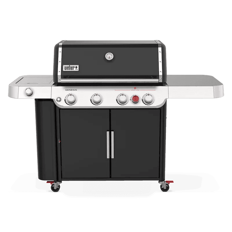 Nexgrill 4-Burner Propane GAS Grill in Black with Side Burner and Stainless Steel Main Lid image 0