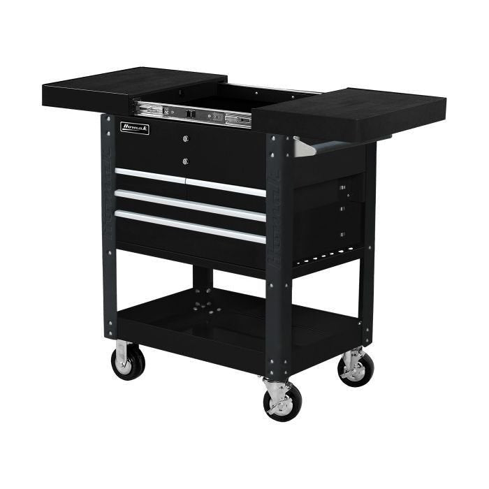 Homak Pro Series 35″ 4 Drawer Slide Top Service Cart image 0