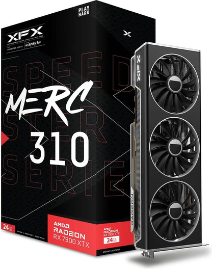 XFX Radeon RX 7900 XTX Speedster MERC310 Black HDMI 3xDP 24GB image 0