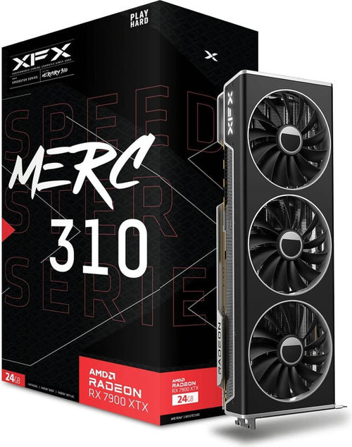 XFX Radeon RX 7900 XTX Speedster MERC310 Black HDMI 3xDP 24GB image 0