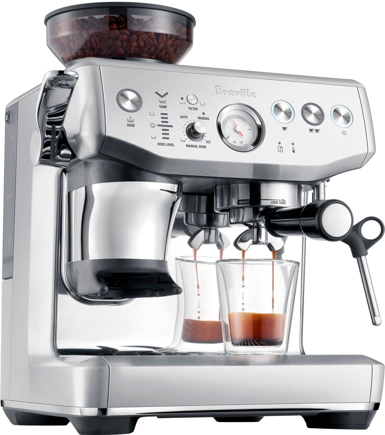 Breville – the Barista Express Impress Espresso Machine – Brushed Stainless Steel image 1