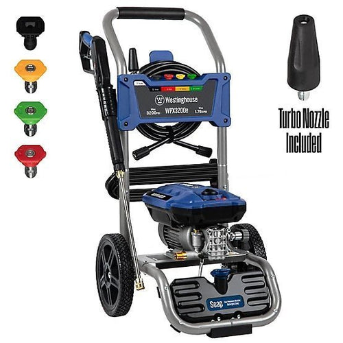 Westinghouse 3,200 PSI 1.76 GPM Electric Cold Water Pressure Washer with 5 Nozzles and Soap Tank image 0