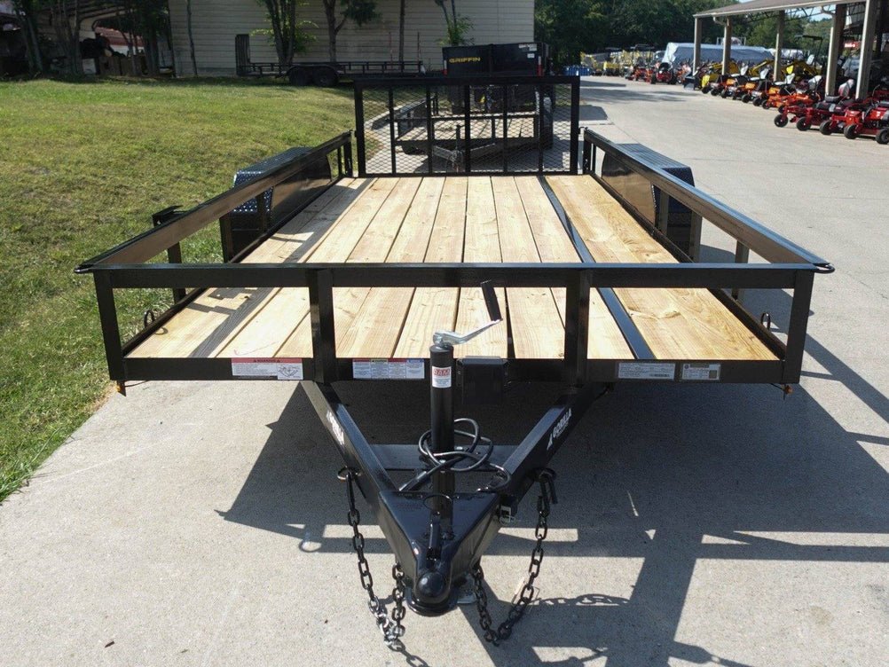 2025 7×16 Carry-On HD Landscape Trailer – 10K GVWR, Electric Brakes, Wood Floor image 0