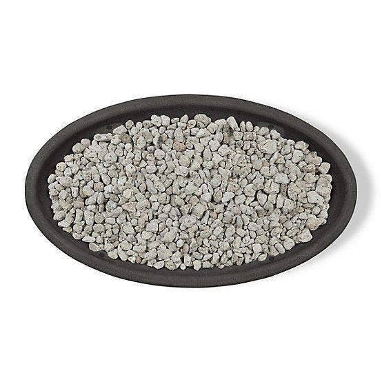 Real Flame 48.25 in. x 28.25 in. Riverside Oval Propane Gas Fire Bowl, Shale image 0
