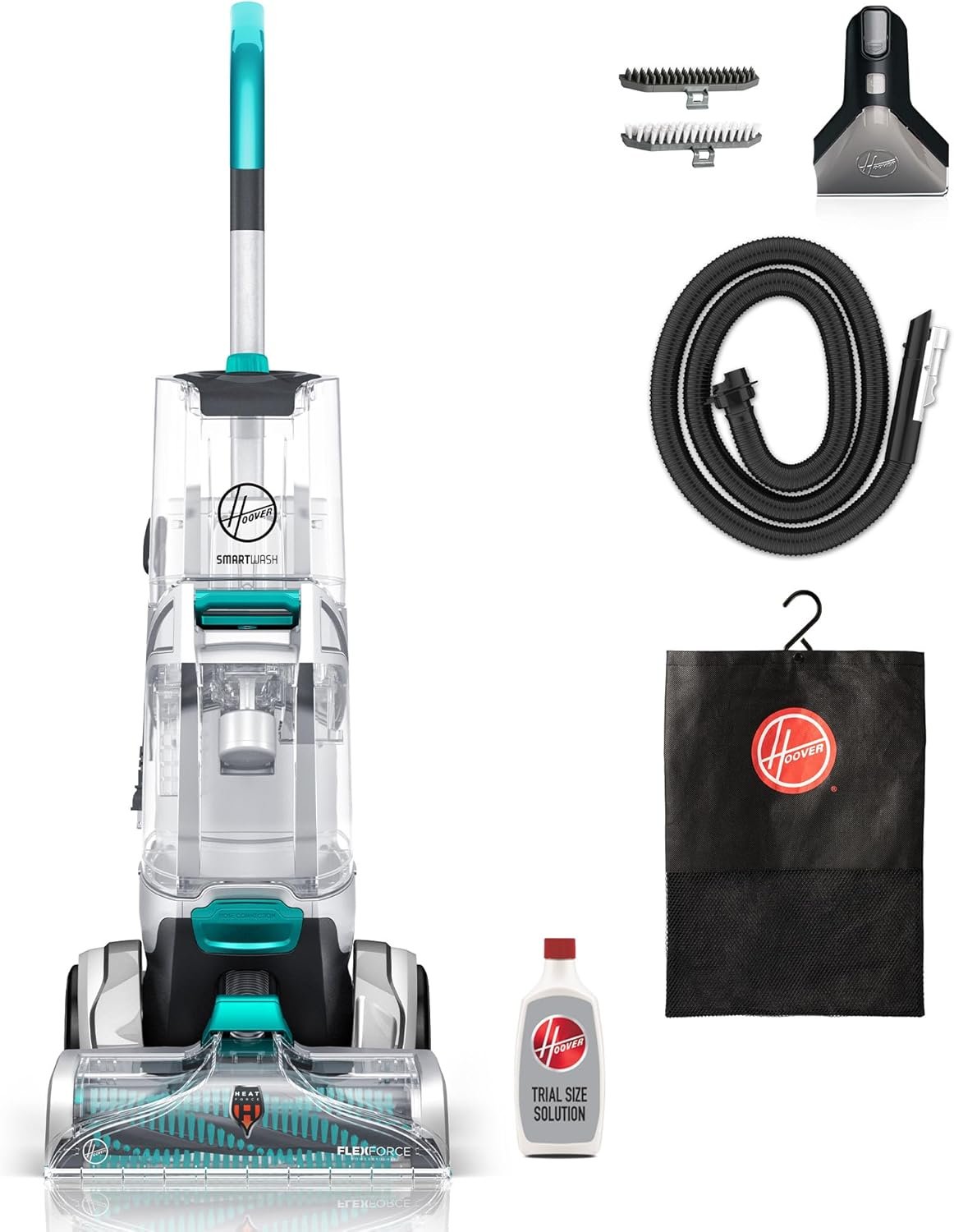Hoover Smartwash Automatic Carpet Cleaner Machine, FH52000, Turquoise image 28