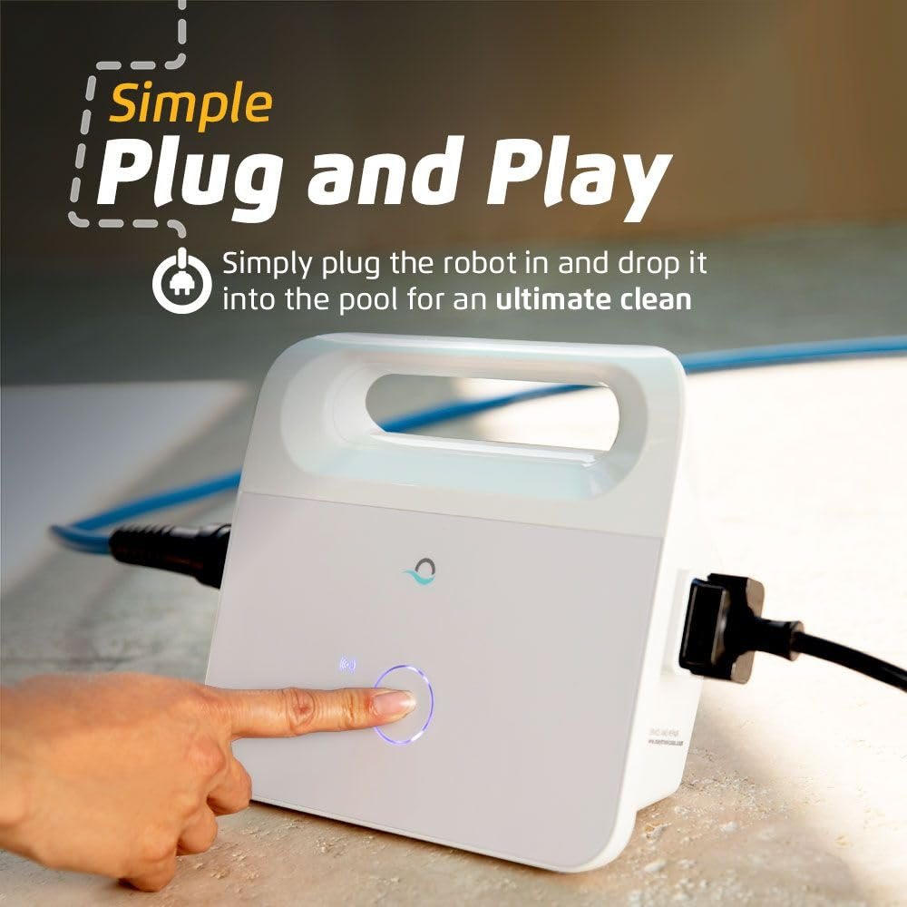 Dolphin Nautilus CC Pro Wi-Fi Robotic Pool Vacuum Cleaner up to 50 FT – Waterline Scrubber Brush image 3