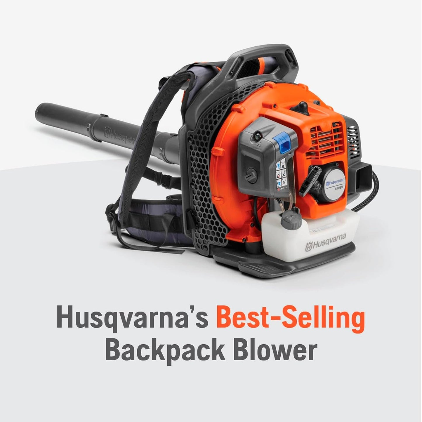 Husqvarna 150BT Gas Backpack Leaf Blower 51cc, 765 CFM, 270 MPH image 6