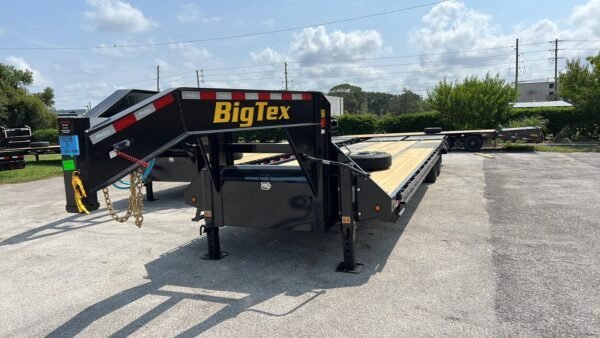 Big Tex 22GN 35′ Tandem Dual Gooseneck Trailer with Mega Ramps – 35D5A-MRBK image 0