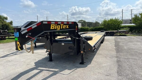 Big Tex 22GN 35′ Tandem Dual Gooseneck Trailer with Mega Ramps – 35D5A-MRBK image 0