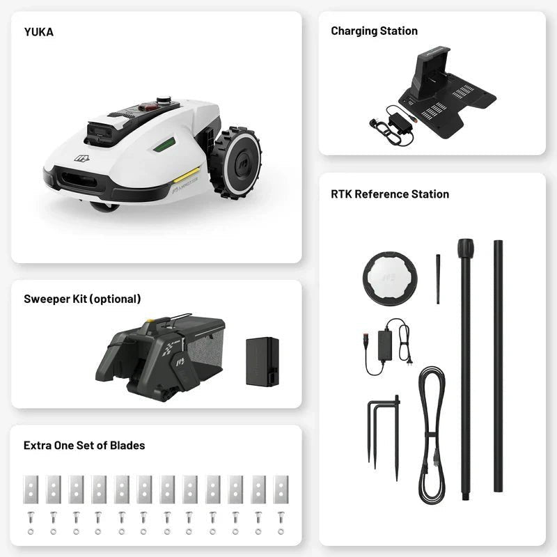 MAMMOTION YUKA Perimeter Wire Free Robot Lawn Mower image 0