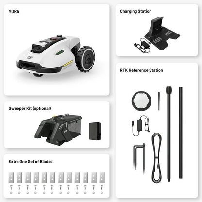 MAMMOTION YUKA Perimeter Wire Free Robot Lawn Mower image 0