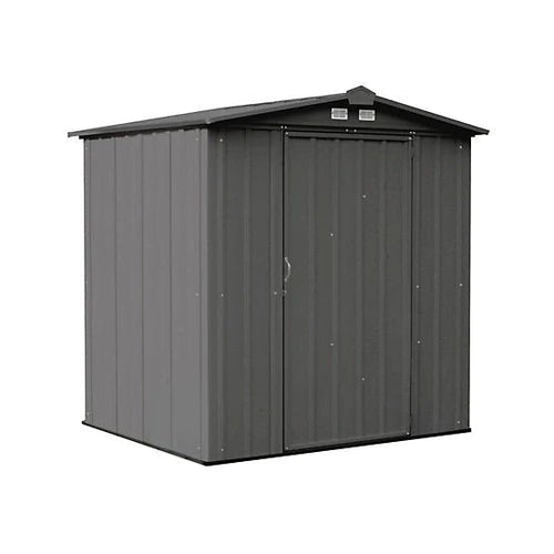 Arrow 6 ft. x 5 ft. EZEE Steel Low Gable Shed, Charcoal image 0