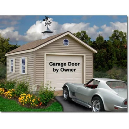 Best barns Greenbriar 12’x16′ Wood Garage Barn Kit-Installation Included image 5
