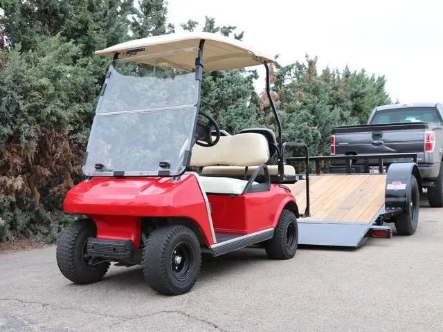 6.5 X 10 Interstate Single Axle Golf Cart Tilt Trailer image 0