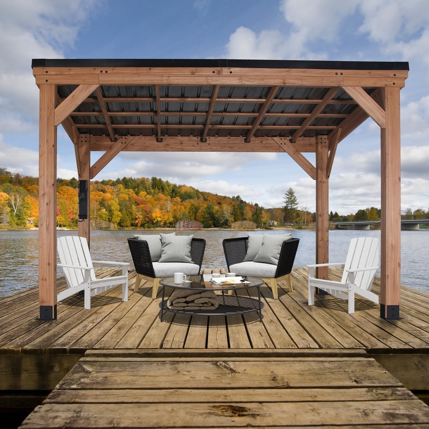 Backyard Discovery 12×9.5 Arcadia Gazebo image 0