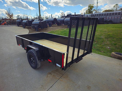 5′ X 10′ Utility Trailer Straight Deck 18″ Sides Tall Gate image 5