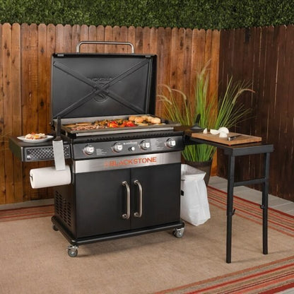 Blackstone 36-in Culinary Cabinet Griddle with Side Table: Versatile Outdoor Cooking in Stainless Steel image 23