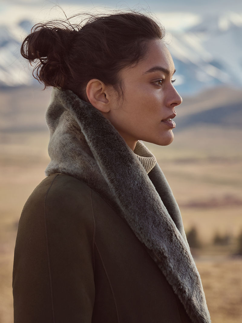 Nicole Sheepskin Coat image 0