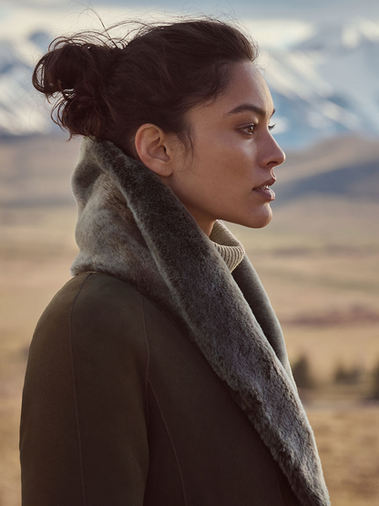 Nicole Sheepskin Coat image 0