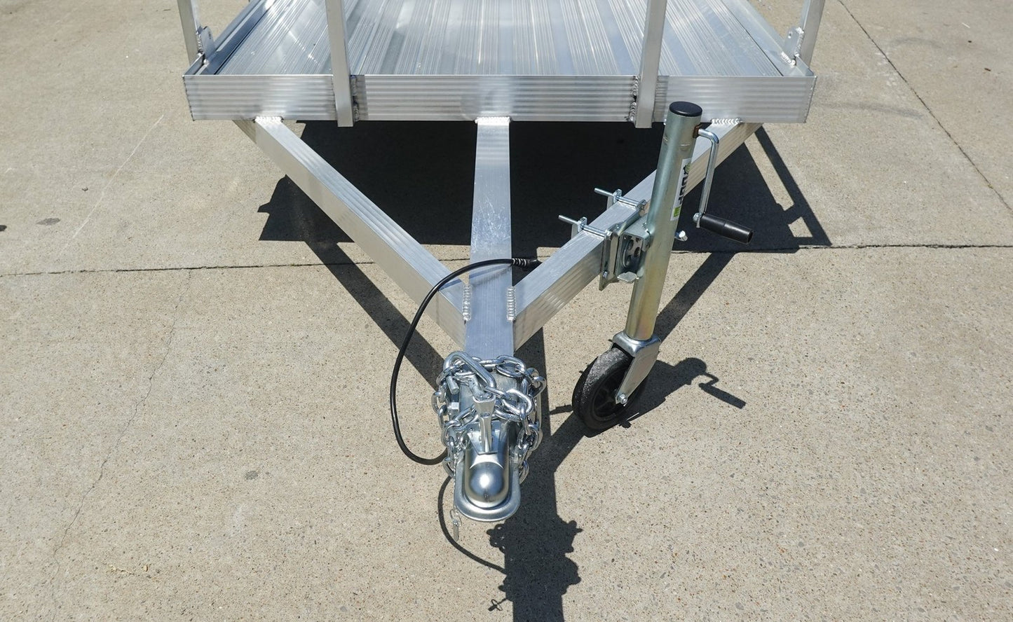 5′ x 10′ Aluminum Utility Trailer with Gate and Mag Wheels – 3500 lb Axle image 12