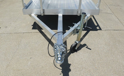 5′ x 10′ Aluminum Utility Trailer with Gate and Mag Wheels – 3500 lb Axle image 12
