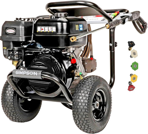 Simpson PowerShot PS60843 – 4400 PSI 4.0 GPM Commercial Gas Pressure Washer with 50 ft Hose | Cold Water, 49-State Compliant image 0