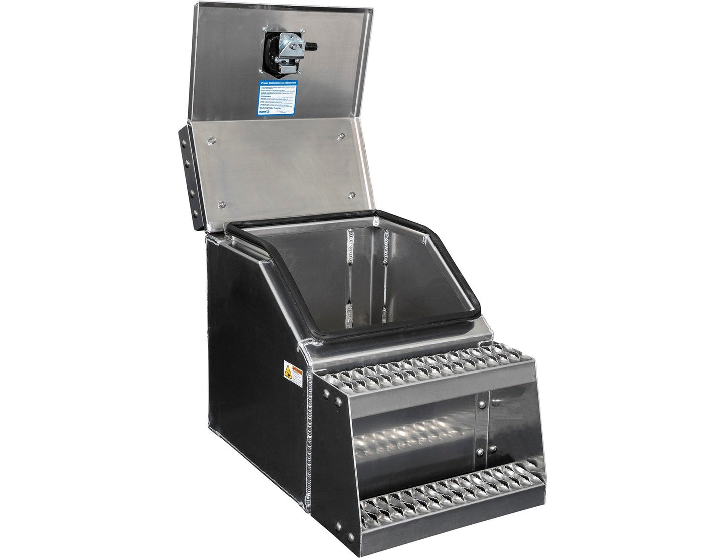 Buyers Products 28-in x 24-in x 18-in Smooth Aluminum Step Box Truck Tool Box 1705281 image 1