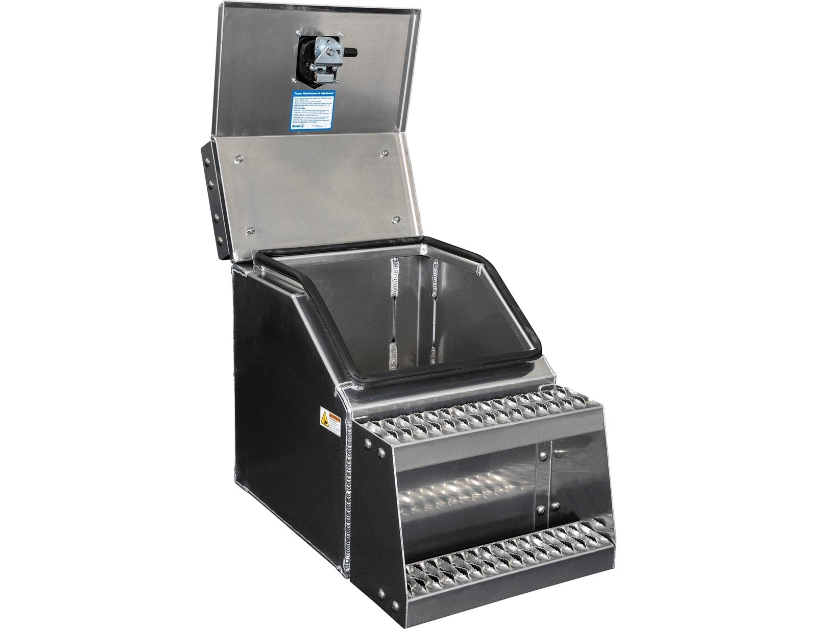Buyers Products 28-in x 24-in x 18-in Smooth Aluminum Step Box Truck Tool Box 1705281 image 1