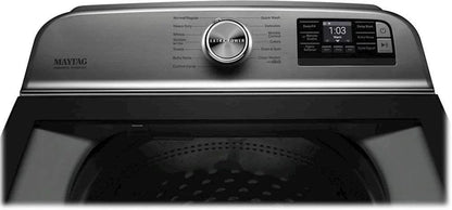 Maytag – 5.3 Cu. Ft. High Efficiency Smart Top Load Washer with Extra Power Button – White image 11