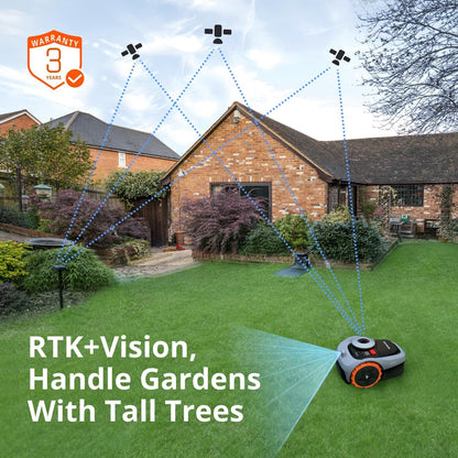 Segway Navimow i105N Robot Lawn Mower, AI Mapping, Perimeter Wire-Free, App Control image 9