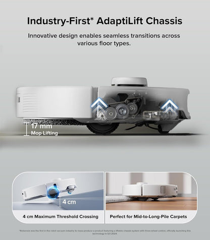 Roborock Qrevo Edge S5A Robot Vacuum & Mop, 18,500Pa, Zero-Tangle image 20