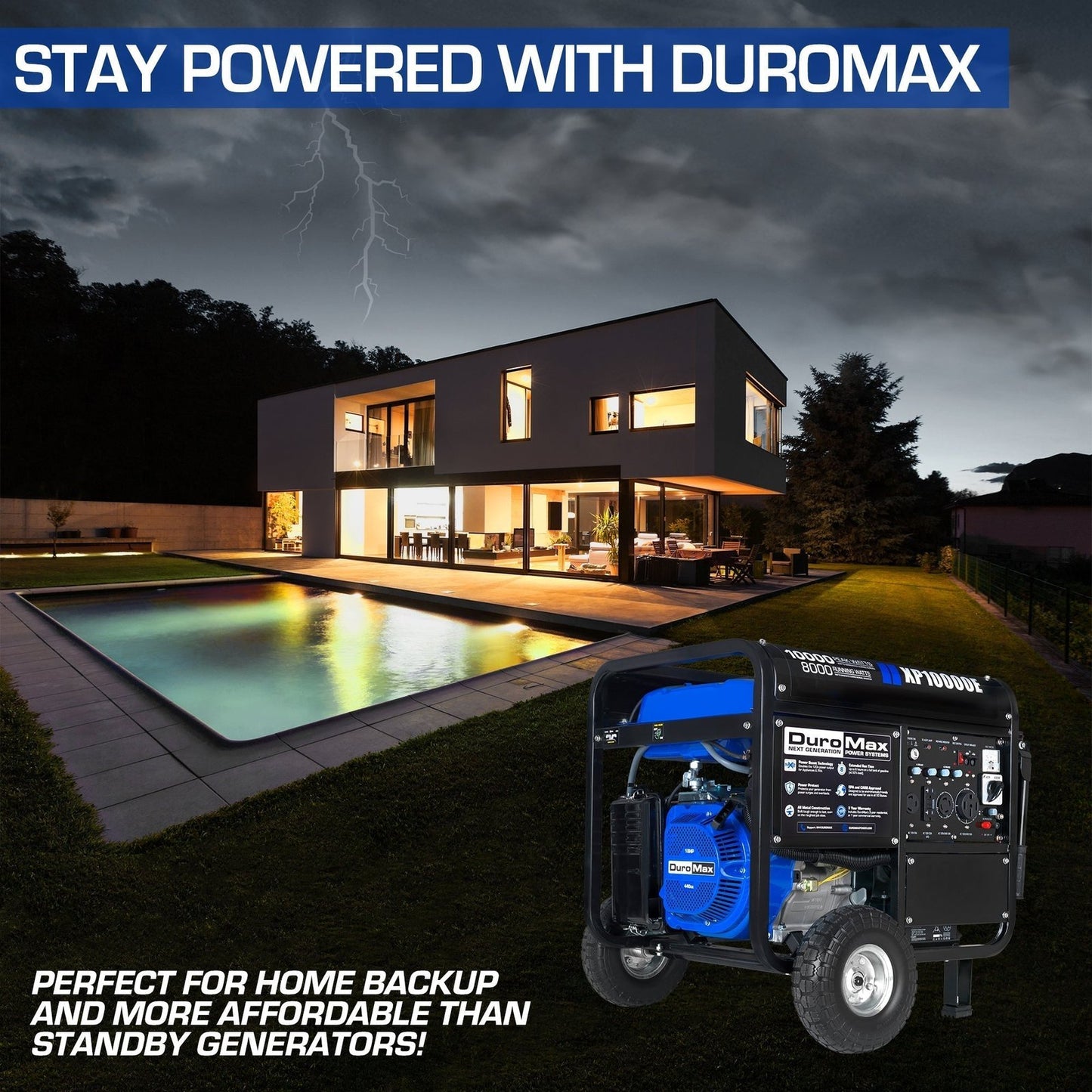 10,000 Watt Gasoline Portable Generator image 6