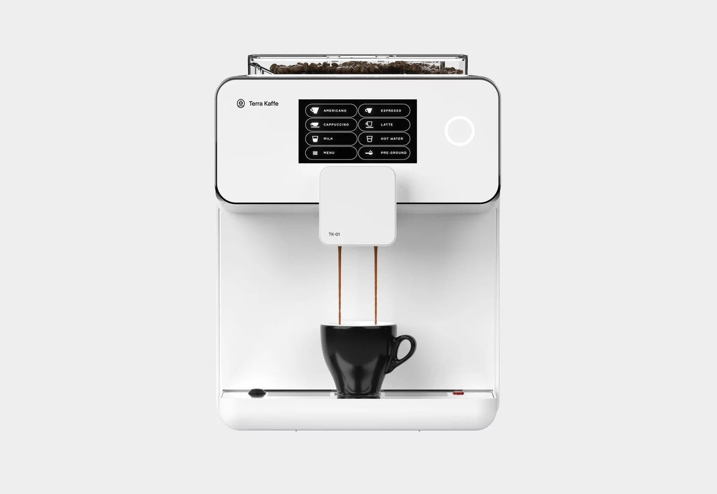 Terra Kaffe TK-01 Espresso Machine – White image 1