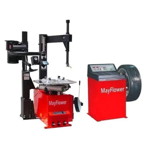 1.5 HP Automatic Tire Changer Wheel Balancer Combo 980 800 with 300 Assist Arm image 0