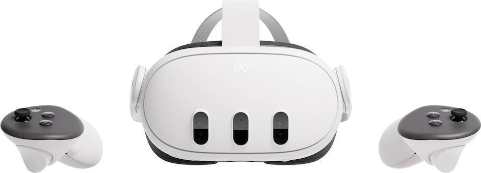 Meta Quest3 VR Headset Controllers 128GB image 0