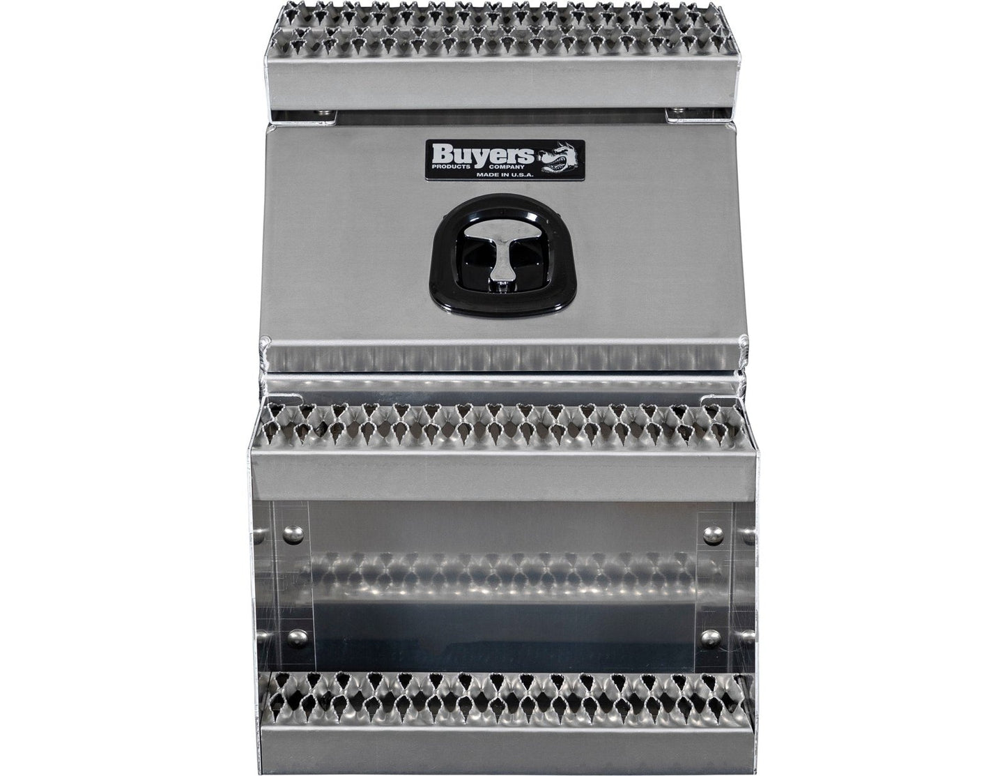 Buyers Products 28-in x 24-in x 18-in Smooth Aluminum Step Box Truck Tool Box 1705281 image 8
