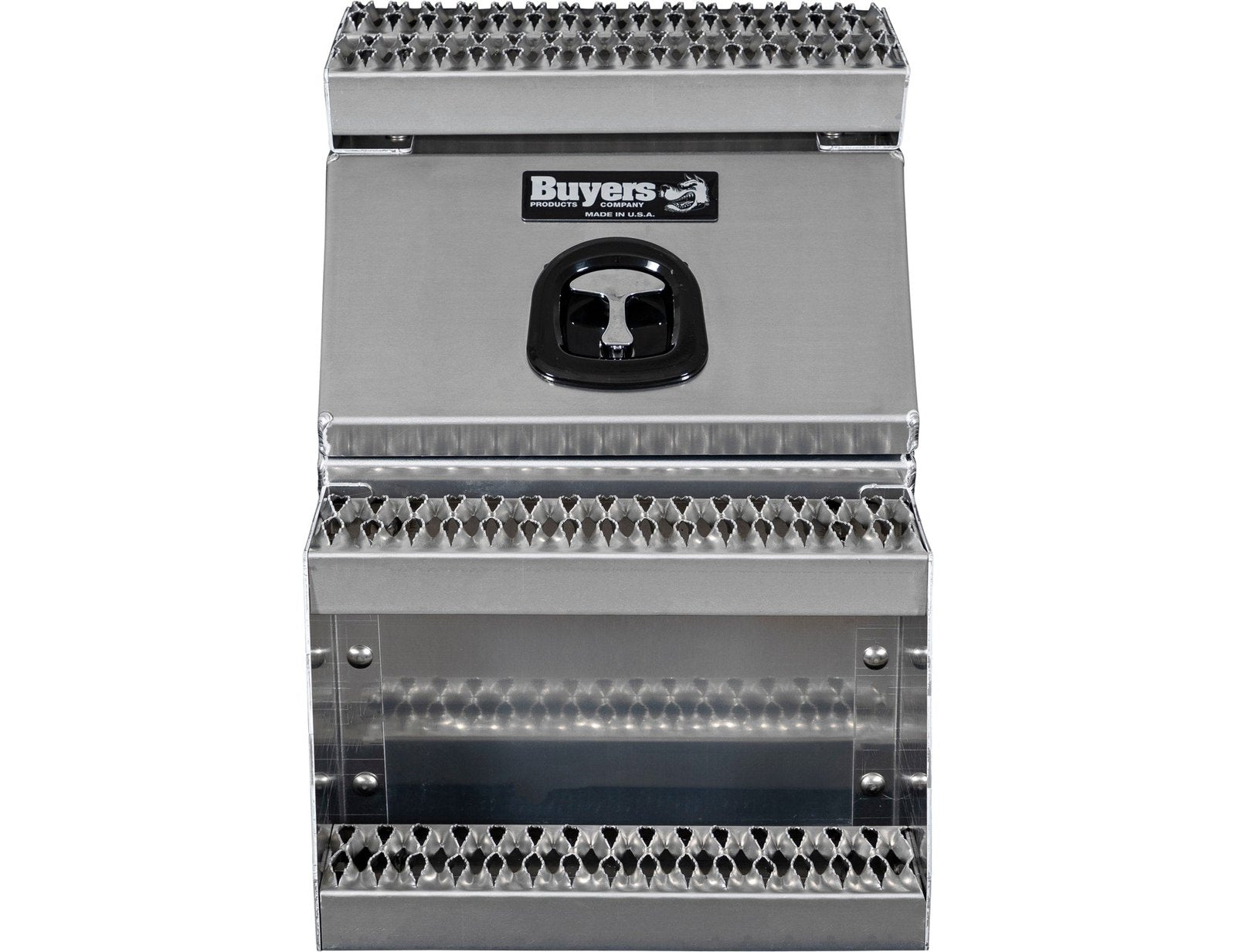 Buyers Products 28-in x 24-in x 18-in Smooth Aluminum Step Box Truck Tool Box 1705281 image 8