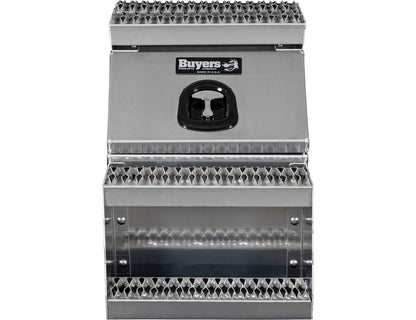 Buyers Products 28-in x 24-in x 18-in Smooth Aluminum Step Box Truck Tool Box 1705281 image 8