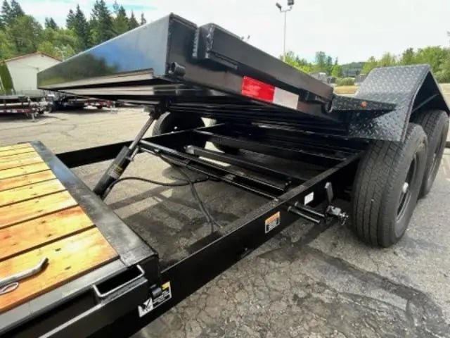 Interstate 7 X 22 Hydraulic Tilt 14K Trailer image 6