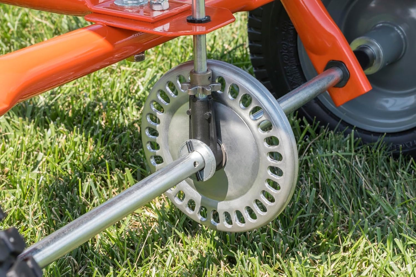 Agri-Fab 45-0543 Tow-Behind 100 lb Lawn & Garden Spiker Seeder Spreader image 12
