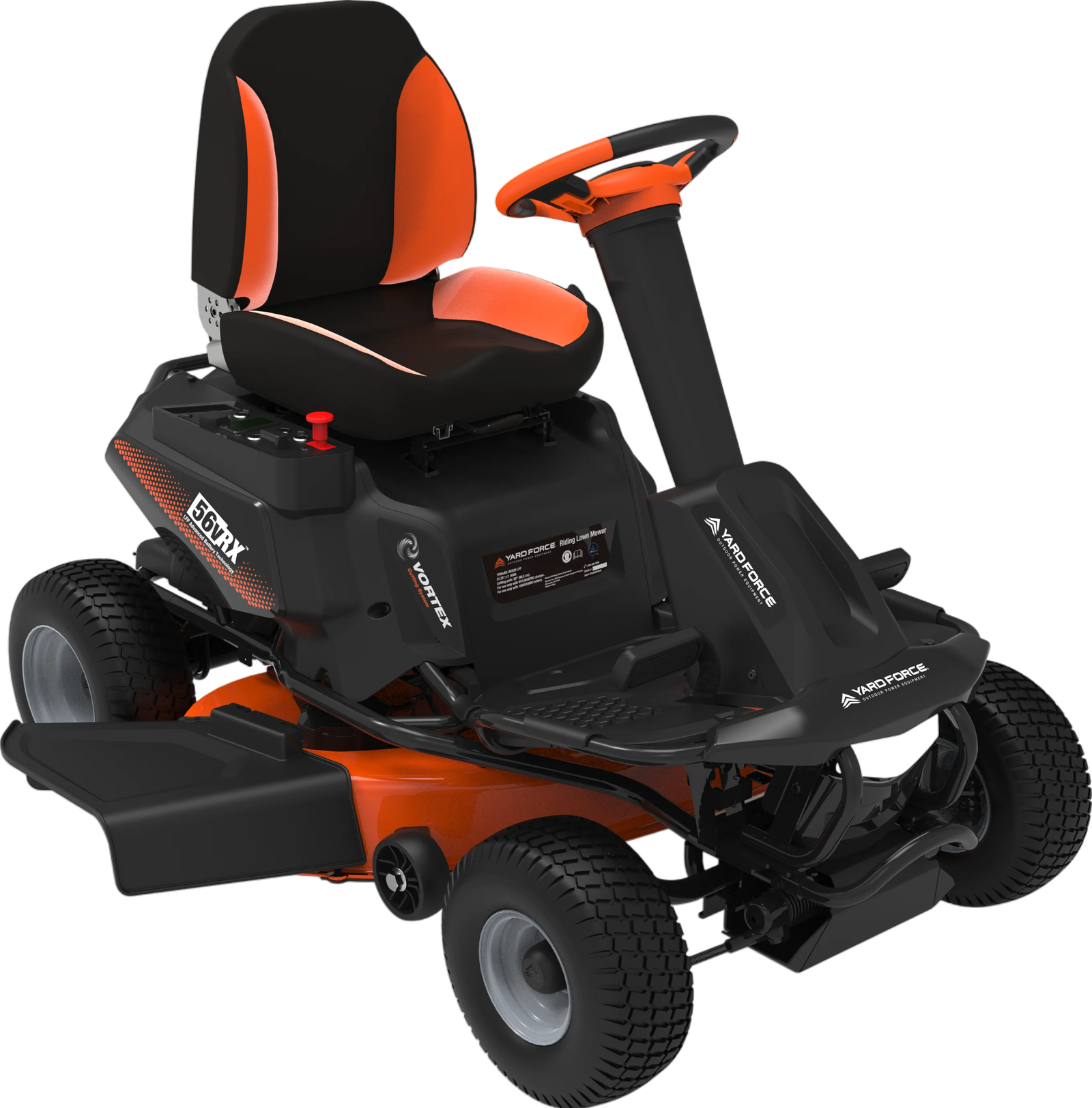 Yard Force Riding Lawn Mower 38″ 56V LFP Battery-Powered YF56VRX New image 0