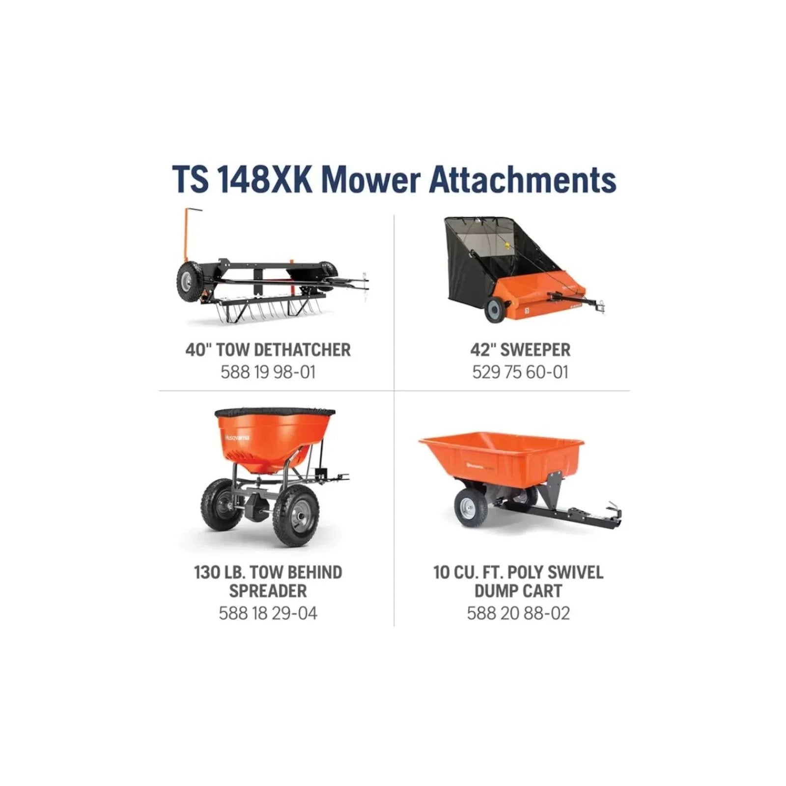 Husqvarna TS 348 (48″) 24HP Kohler Garden Tractor image 3