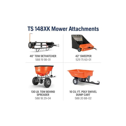 Husqvarna TS 348 (48″) 24HP Kohler Garden Tractor image 3