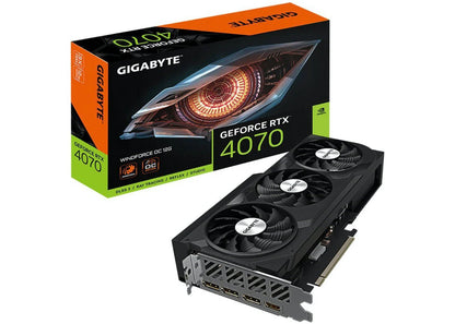NVIDIA GIGABYTE GeForce RTX 4070 WINDFORCE OC 12G Graphics Card GV-N4070WF3OC-12GD image 0